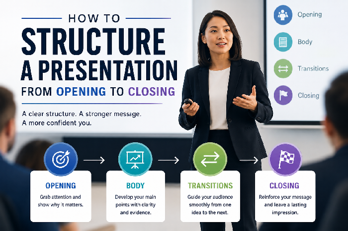 How to Structure a Presentation From Opening to Closing