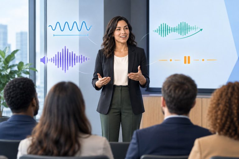 Using vocal variety naturally during a presentation