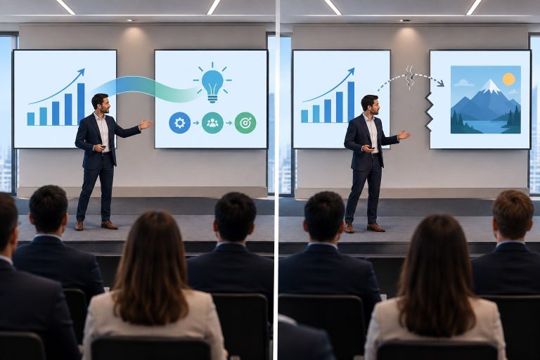 Why some presentation transitions feel awkward
